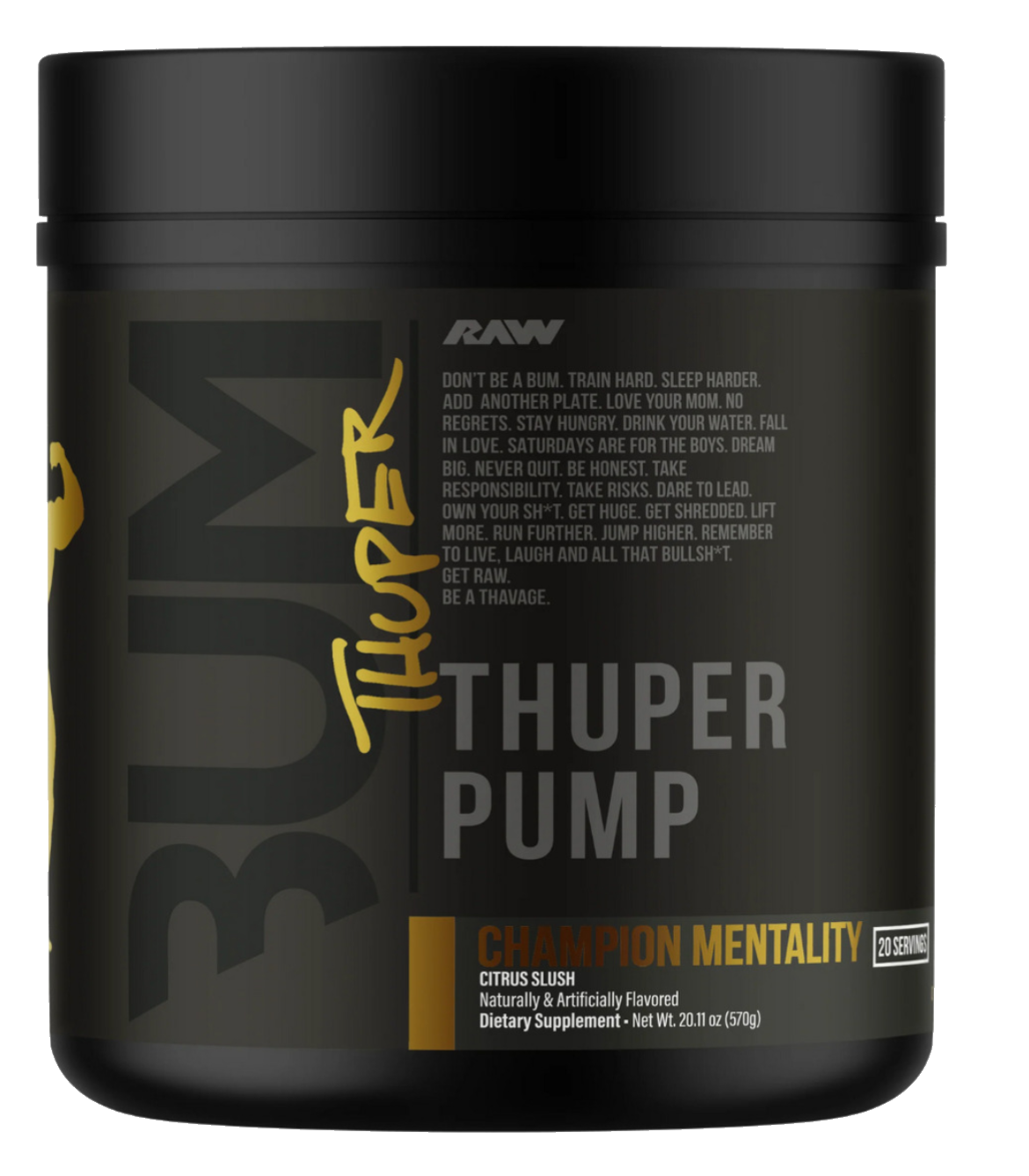 RAW CBUM | Thuper Pump | 20 SERV
