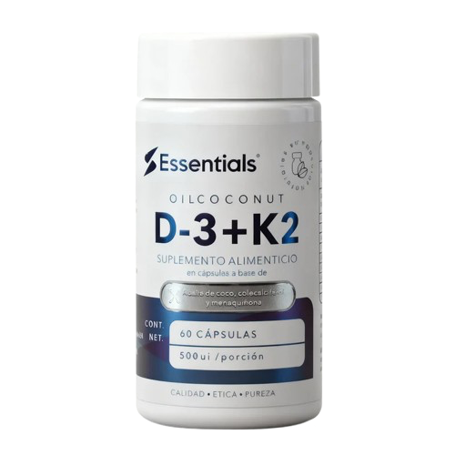 ESSENTIALS | D3+K2 | 60 CAPS