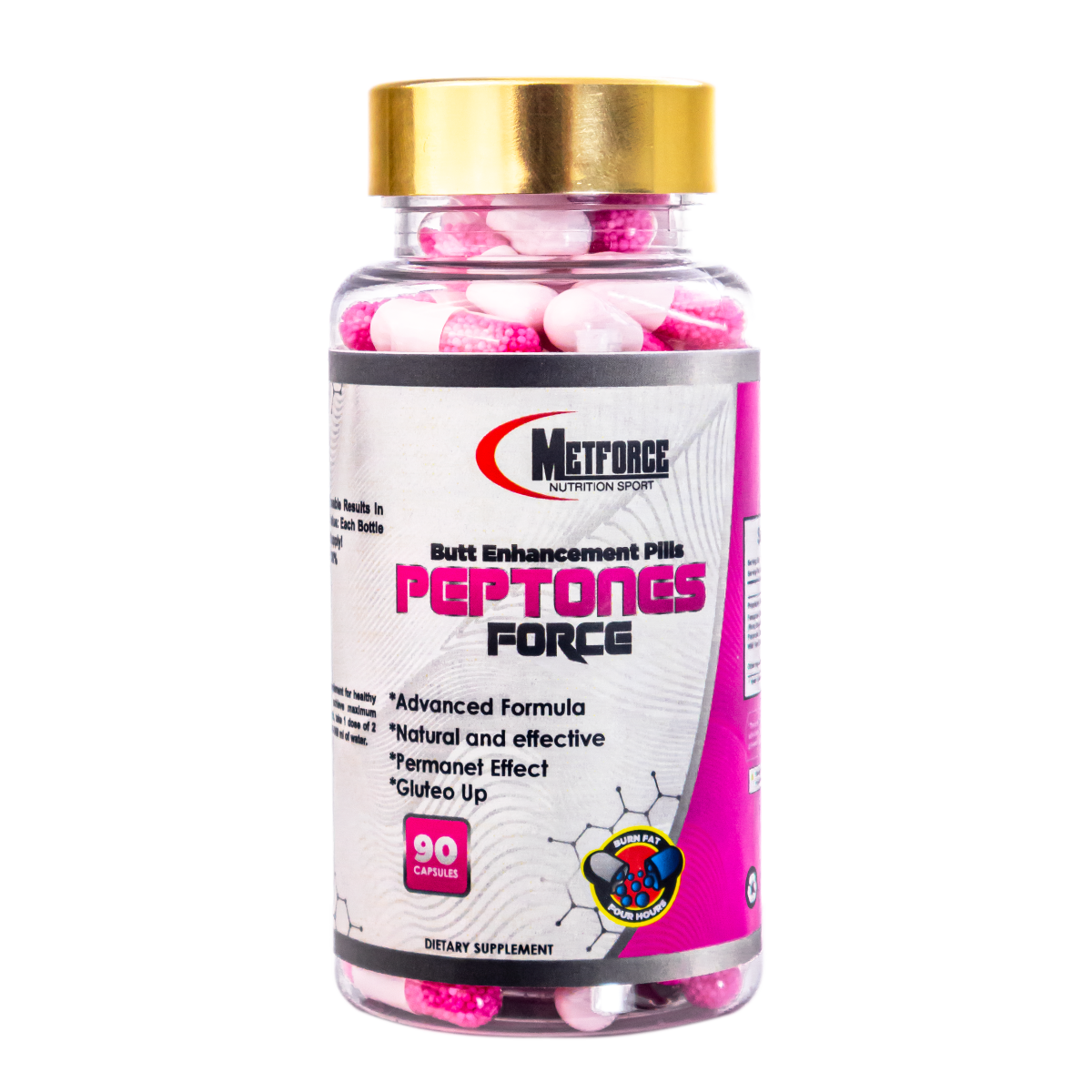 METFORCE | Glúteo Peptonas | 90 CAP