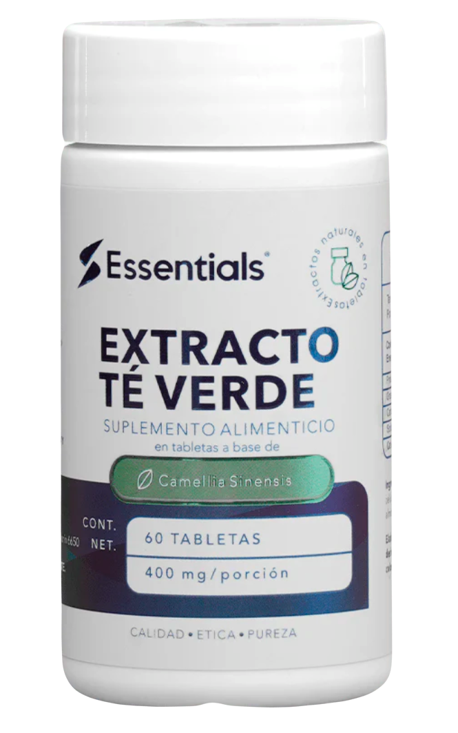 ESSENTIALS | Extracto Té Verde | 60 CAPS