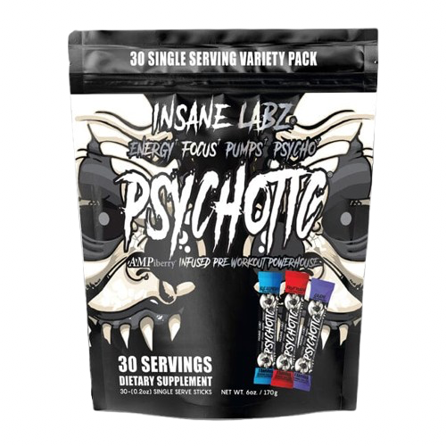 INSANE LABZ | Psychotic BLACK | Stick Individual