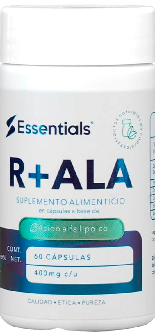ESSENTIALS | R+ALA - Ácido Alfa Lipoico | 60 CAPS