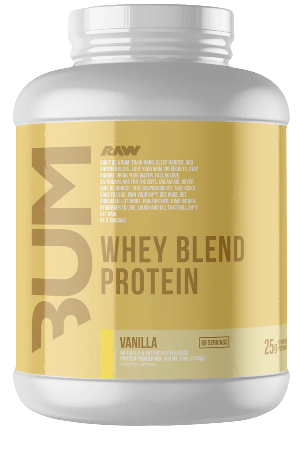 RAW CBUM | Whey Protein | 5 LBS