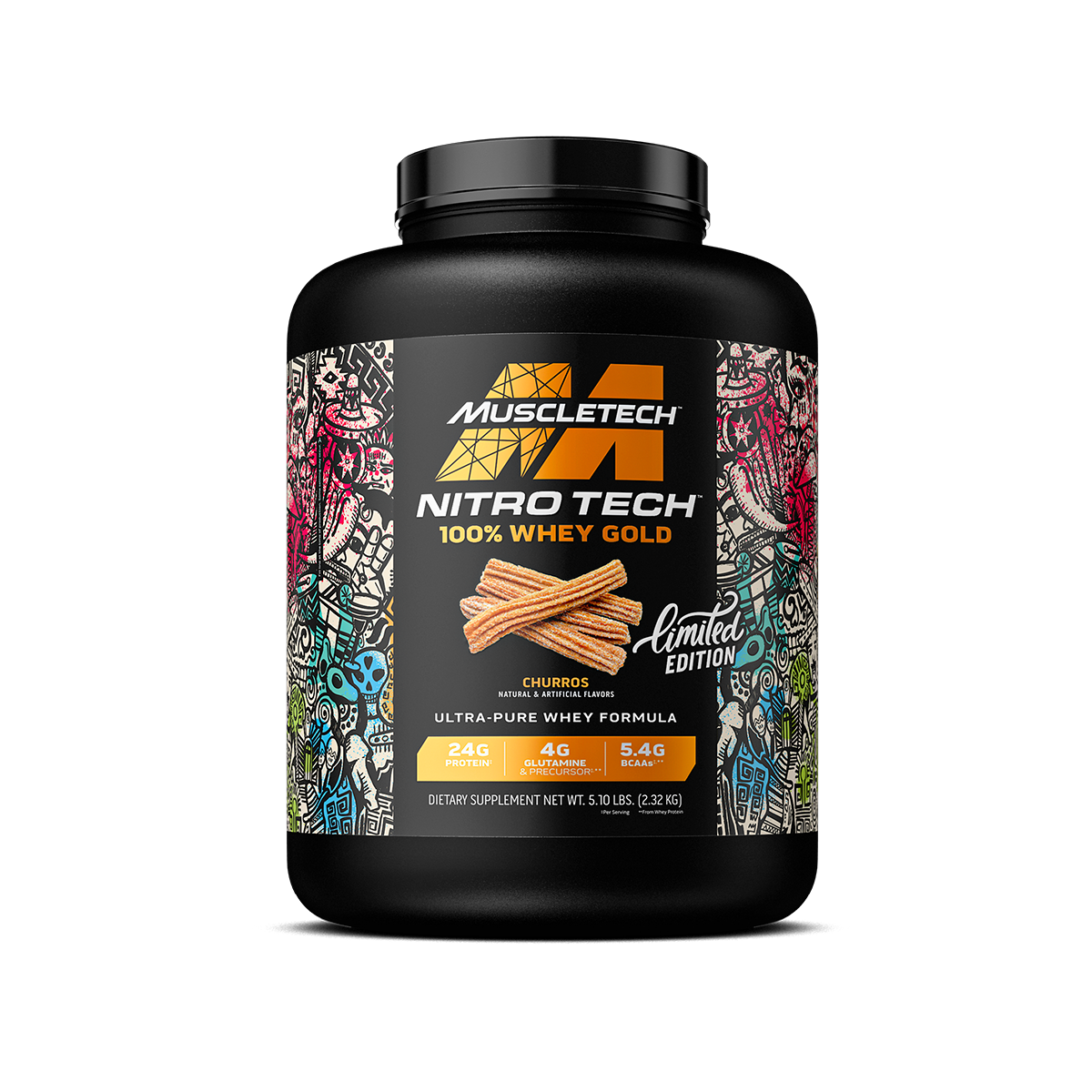 MUSCLETECH | NITROTECH WHEY GOLD | 5 LB