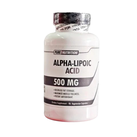 PURE NUTRITION | Alpha Lipoic Acid 500 mg | 90 CAPS