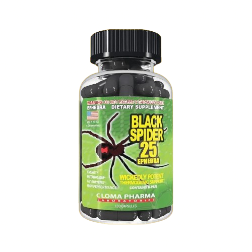 CLOMAPHARMA | Black Spider | 100 CAPS
