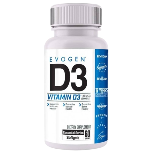EVOGEN | Vitamina D3 5000 UI | 60 CAP