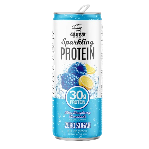GENIUS | Sparkling Protein RTD | Blue Raspberry Lemonade 355 ML