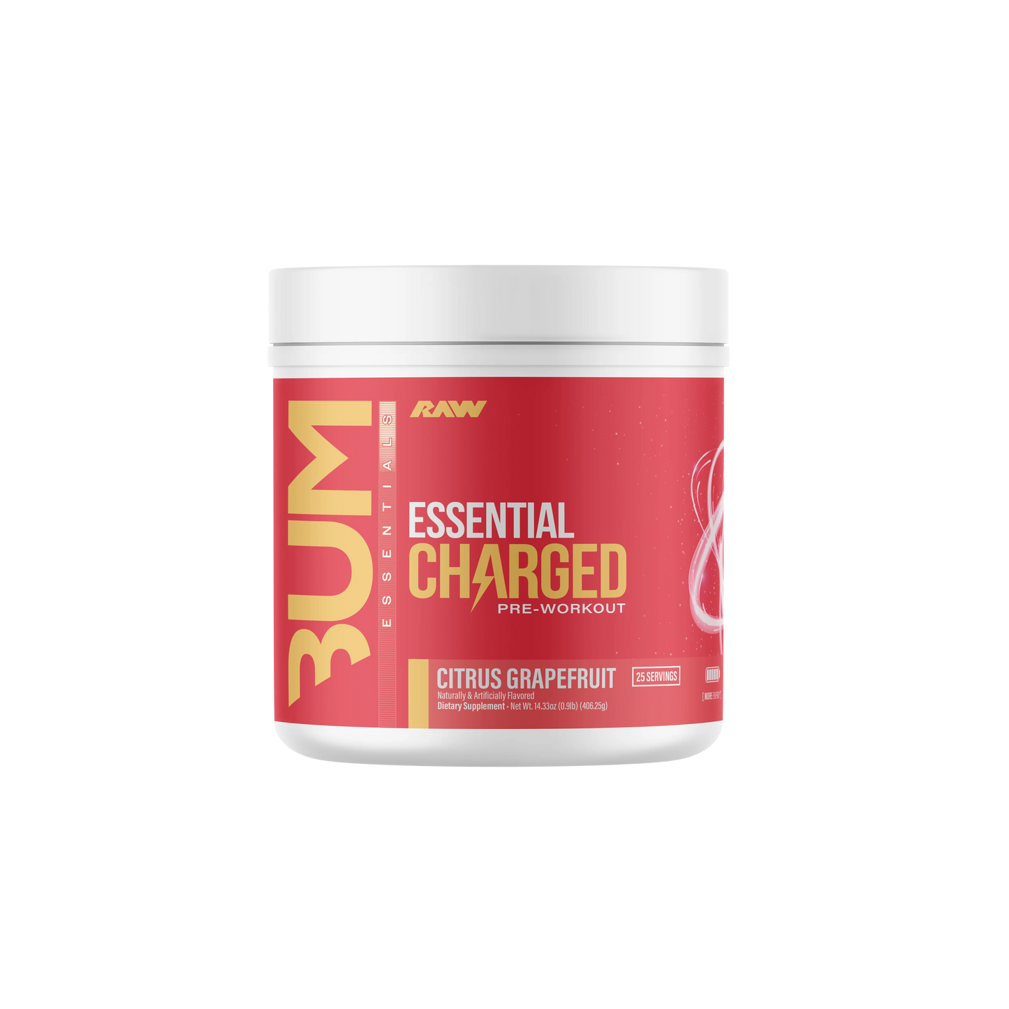 RAW CBUM | Essential Charged Pre-Workout | 25 Serv