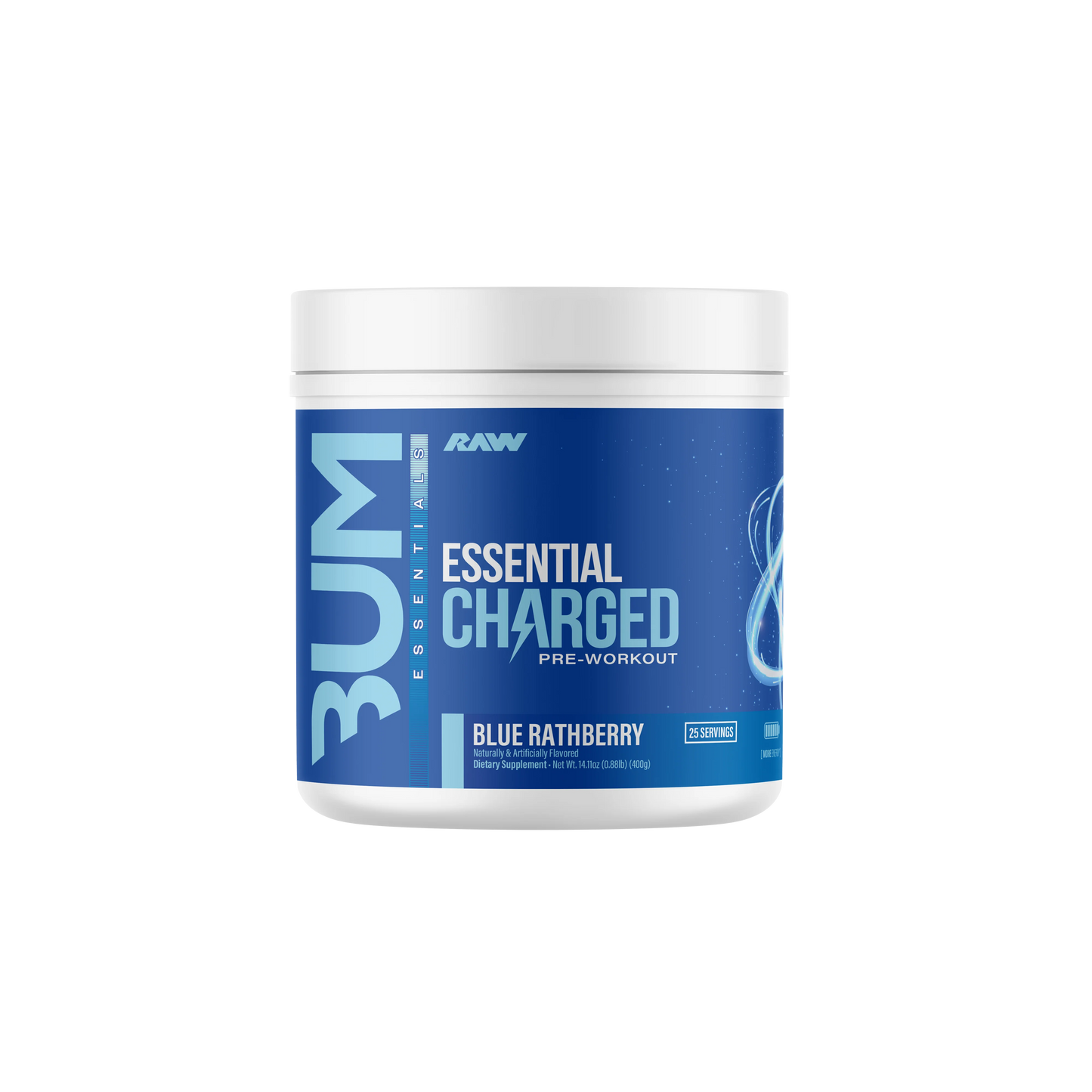 RAW CBUM | Essential Charged Pre-Workout | 25 Serv
