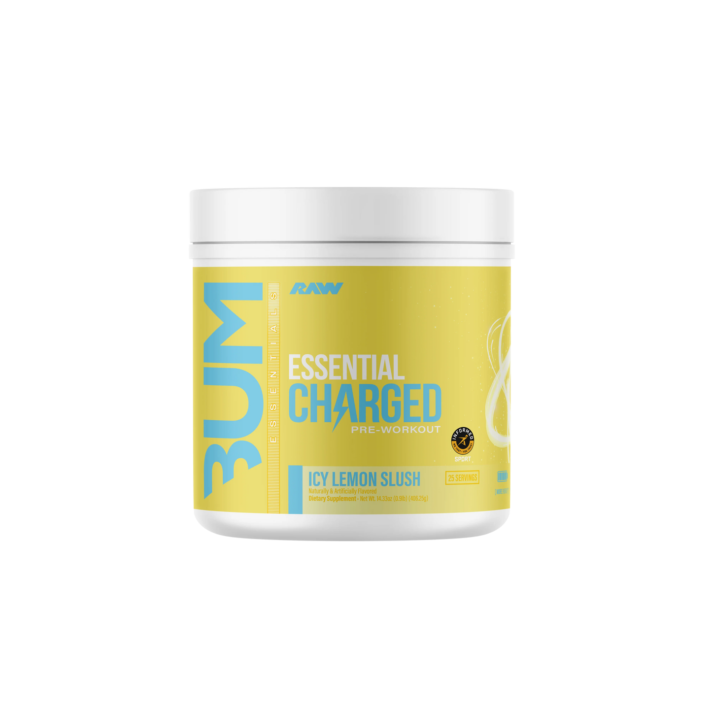 RAW CBUM | Essential Charged Pre-Workout | 25 Serv