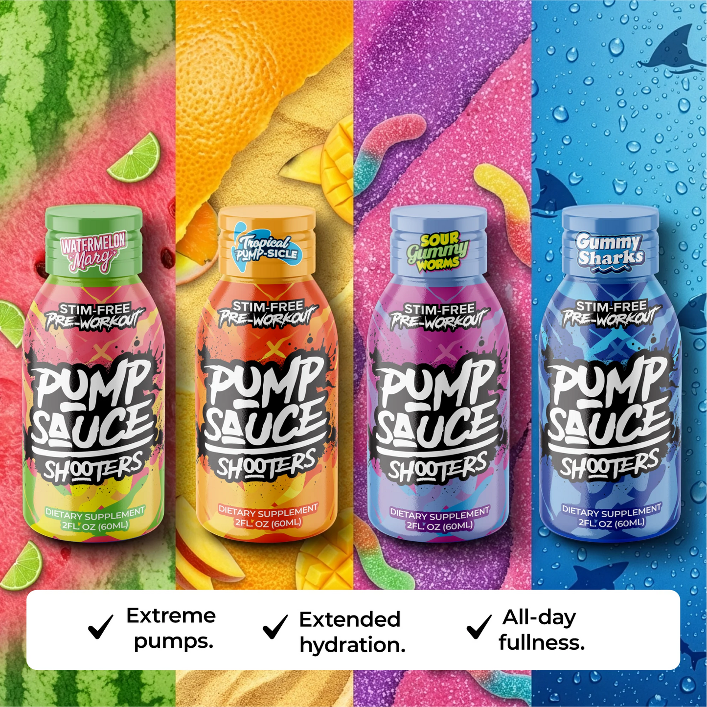 PUMP SAUCE | SHOOTERS | 60 ML