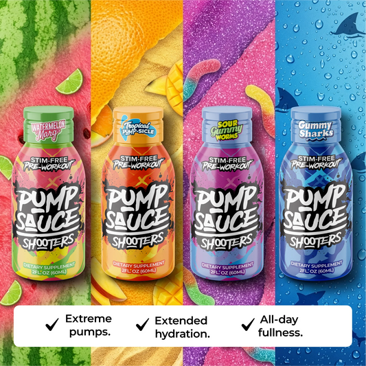 PUMP SAUCE | SHOOTERS | 60 ML