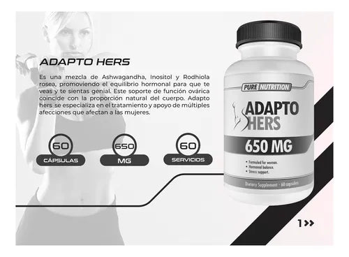PURE NUTRITION | Adapto Hers | 60 CAP