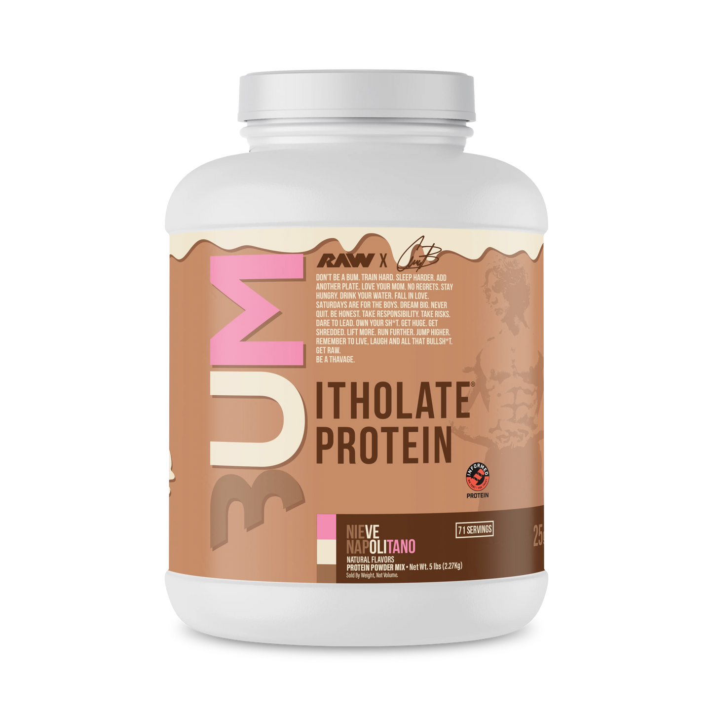 RAW CBUM | Itholate Protein | 5 LBS