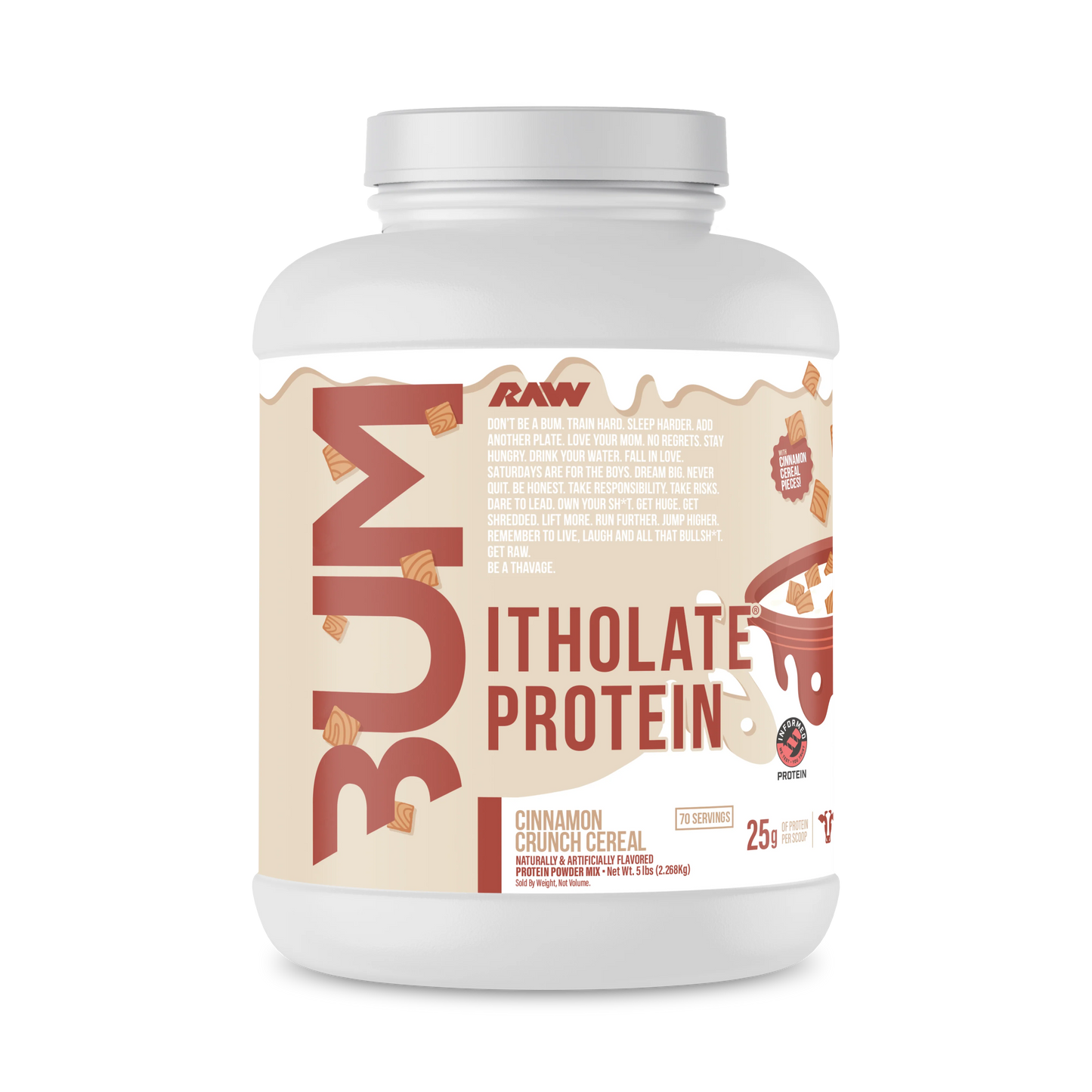 RAW CBUM | Itholate Protein | 5 LBS