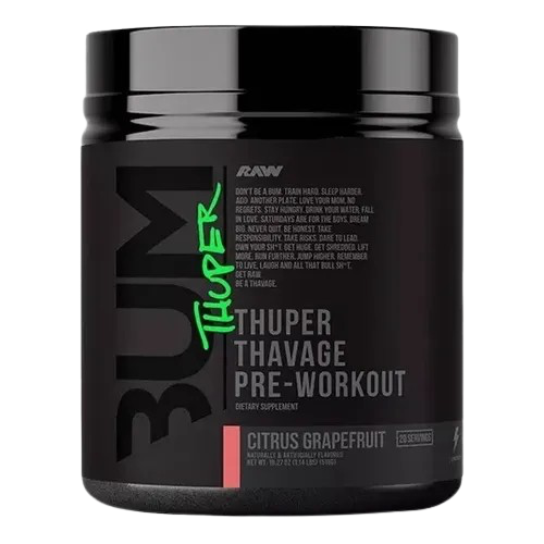 RAW CBUM | Thuper Thavage Pre-Workout | 40 Serv
